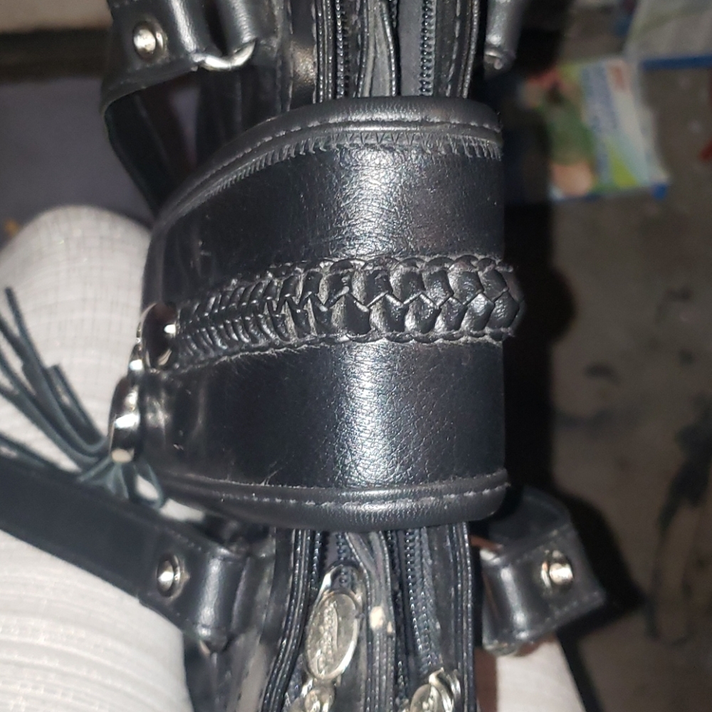 Super Cute Patchwork Leather Purse - image 8